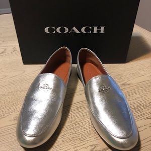 Coach Hallie Metallic Loafer